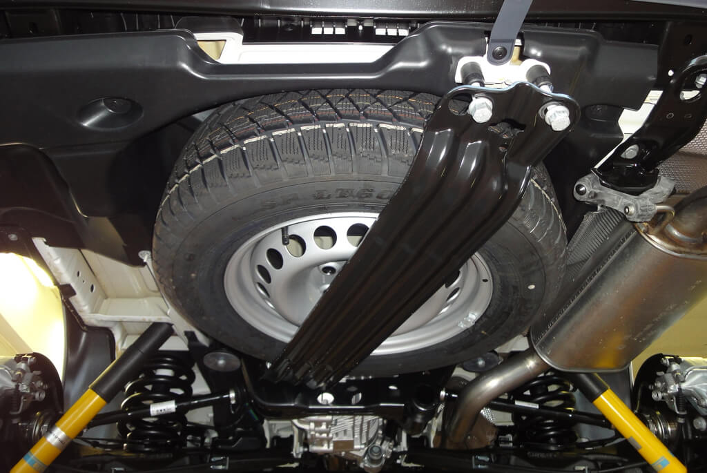 APDTY 035610 Gancio E Cavo Per Ruota Di Scorta, Compatibile Con GMC Envoy, Chevy Trailblazer, Saab 9-7x E Altri